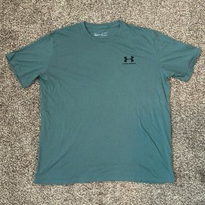 XL Under Armour Men’s T-shirt in sea foam green